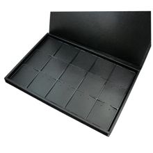 Bandeja Napa com Tampa Para 15 Pares de Brinco ou Cordões - Grande