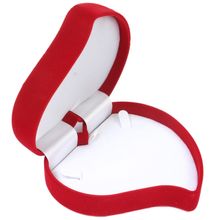 Estojo Coração de Veludo Para Joias (colar Grande)