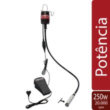 Motor de Suspenção Micro Tek (mandril 250w) Micro Retífica Tipo Dremel