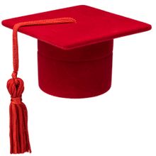 Estojo para Anel de Formatura Formato Toga Capelo Tampa Fixa