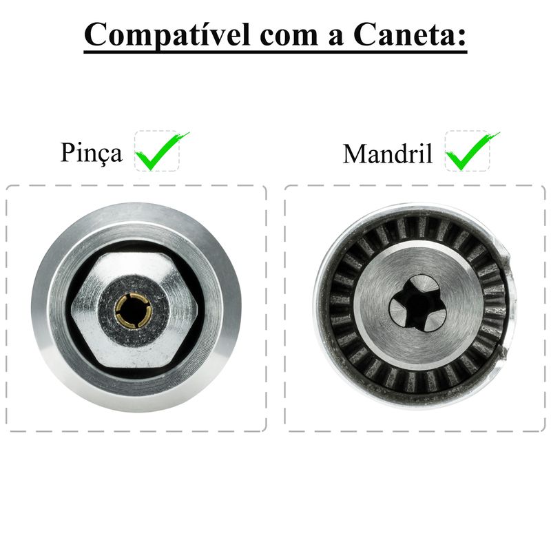 Compatibilidade-pinca-mandril