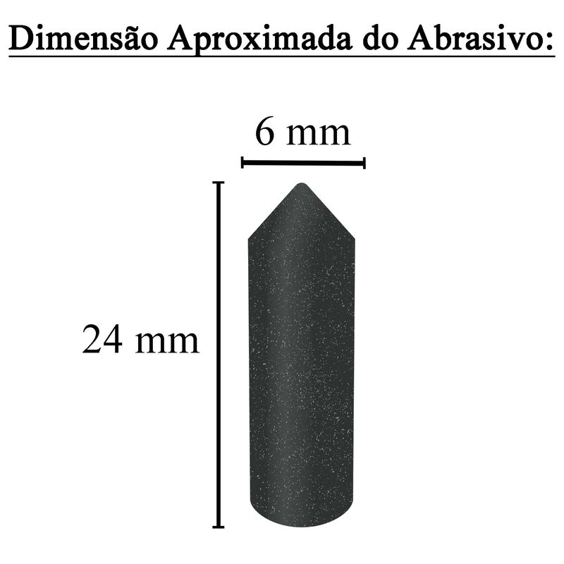 Dimensao-Tubo-Conico-Preto