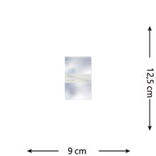 100 Saquinhos Zip Lock 9 X 12,5 Cm