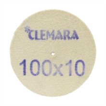 Disco de Feltro para Polimento Clemara (100x10)