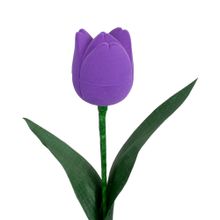 Estojo para Joias Flor Tulipa com Caule (Anel)