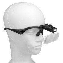 Lupa de Pala Profissional 5 Lentes com Luz Led
