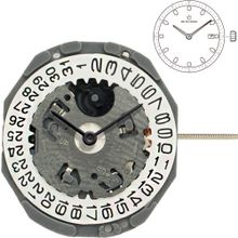 Máquina para Relógio de Pulso Vj24b com Calendário e sem Ponteiro de Segundos