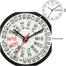 Máquina Para Relógio de Pulso Vx63e com Calendário Duplo