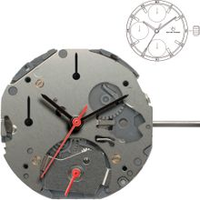 Máquina Para Relógio de Pulso 6p27 com Acumuladores
