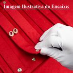 Mostruario-para joias-brincos-vermelho