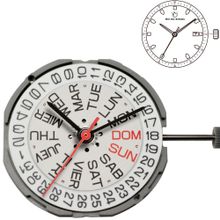 Máquina para Relógio de Pulso Gm02 com Calendário Duplo