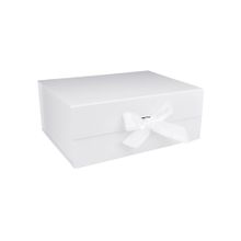Caixa Dobrável de Papel e Fita de Cetim para Presente