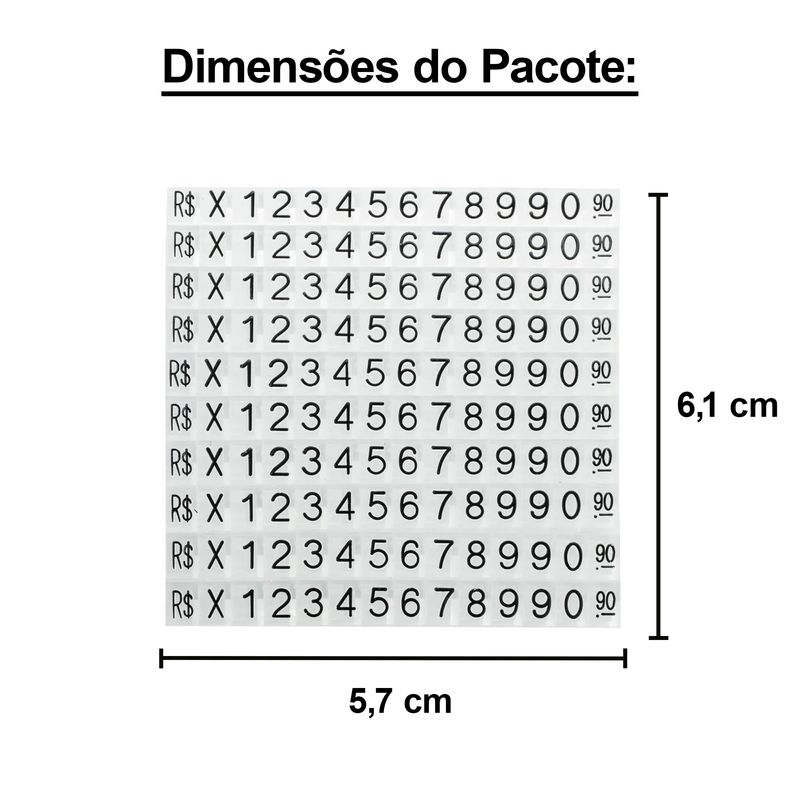 kit preco tranparente medio