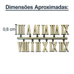 Conjunto Algarismos Romanos Relogio