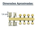 Conjunto de Algarismos Romanos e Pontos para Relogios