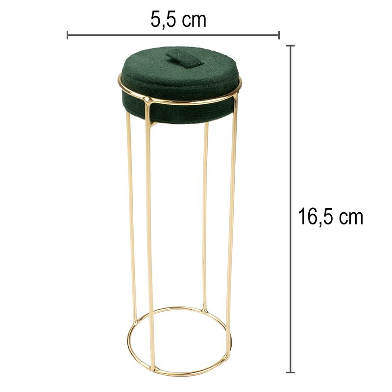 Expositor mavi suede torre anel G 3