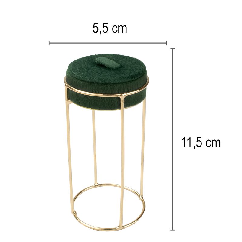 Expositor mavi suede torre anel M 3