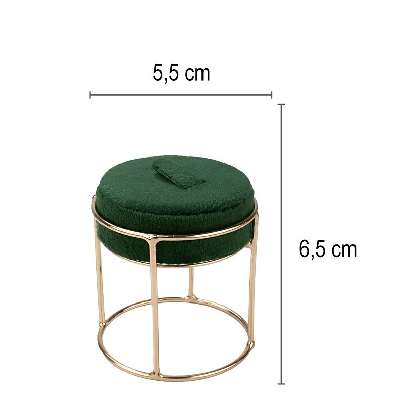 Expositor mavi suede torre anel P 3