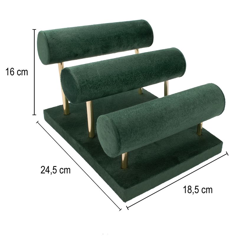 Expositor mavi suede bracelete triplo 3