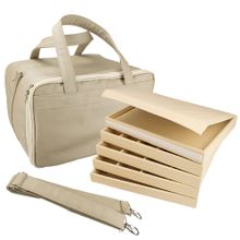 Bolsa para 5 Bandejas Pequena com Alça e Zíper Interno